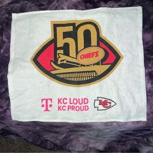 Kansas City Chiefs Arrowhead Stadium 50th Anniversary Towel Game Day Souvenir 🏈